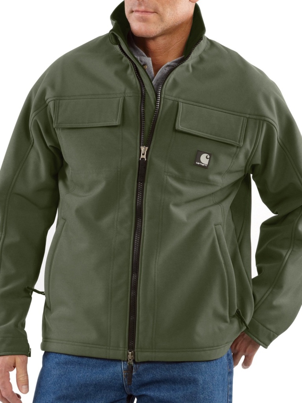 TWO PIECES - 2XL Tall Carhartt Softshell Jacket NWOT + Long Sleeve Shirt